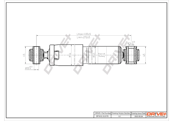 Shock Absorber DP1610.10.0170