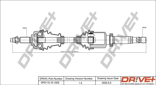 Drive Shaft DP2110.10.1002
