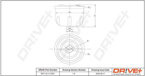 Oil Filter DP1110.11.0347