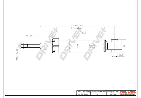 Shock Absorber DP1610.10.0202