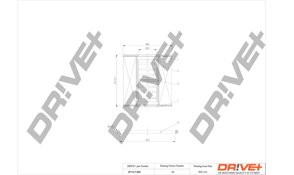 Oil Filter DP1110.11.0076