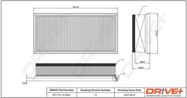 Air Filter DP1110.10.0423