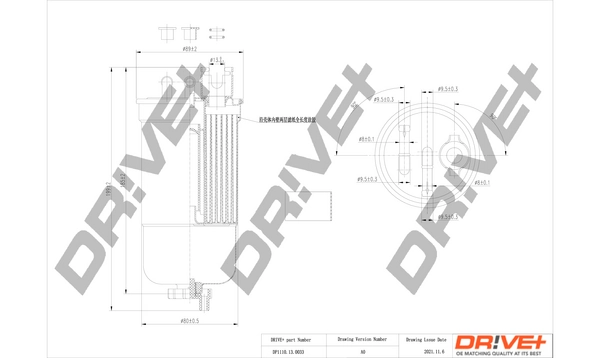 Fuel Filter DP1110.13.0033