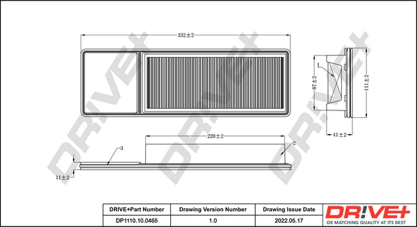 Air Filter DP1110.10.0465