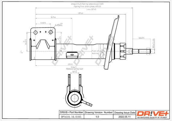 Shock Absorber DP1610.10.0105