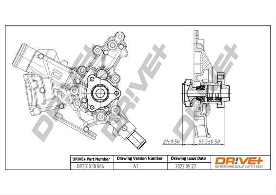 Water Pump, engine cooling DP2310.10.066