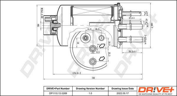 Fuel Filter DP1110.13.0269