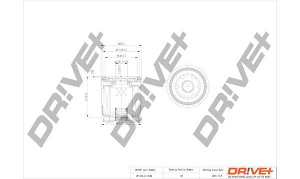 Oil Filter DP1110.11.0160