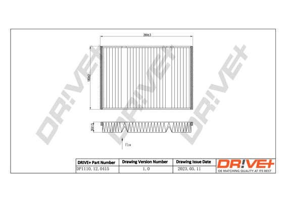 Filter, cabin air DP1110.12.0415