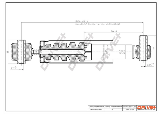Shock Absorber DP1610.10.0195