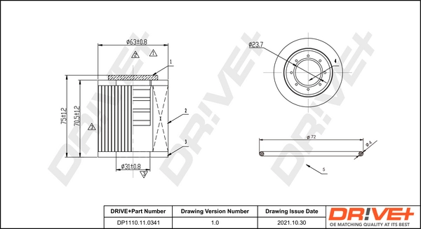 Oil Filter DP1110.11.0341