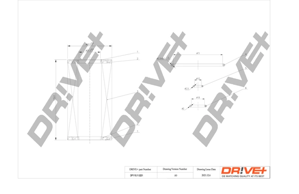 Oil Filter DP1110.11.0231