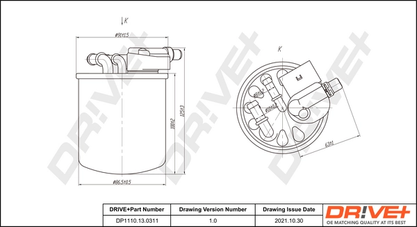 Fuel Filter DP1110.13.0311
