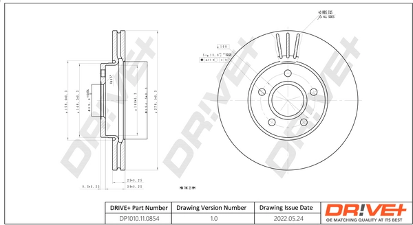 Brake Disc DP1010.11.0854