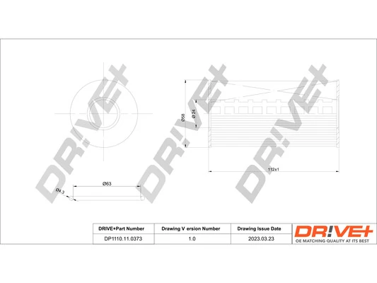 Oil Filter DP1110.11.0373