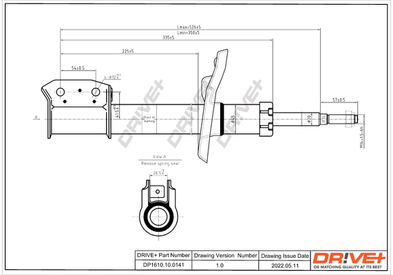 Shock Absorber DP1610.10.0141