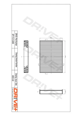 Filter, cabin air DP1110.12.0409