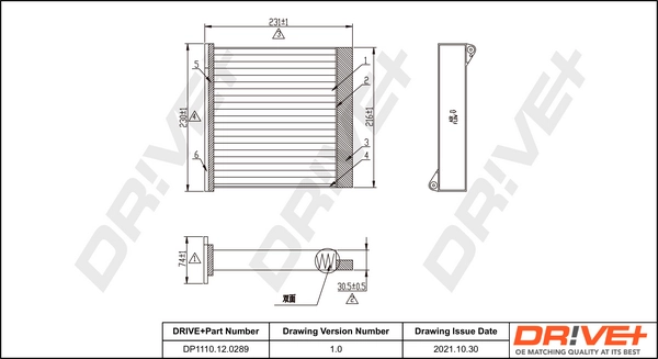 Filter, cabin air DP1110.12.0289