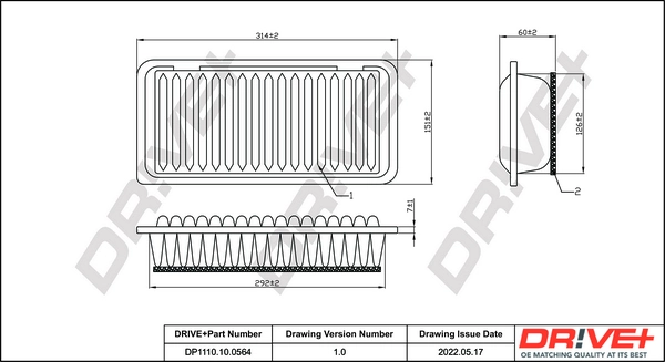 Air Filter DP1110.10.0564