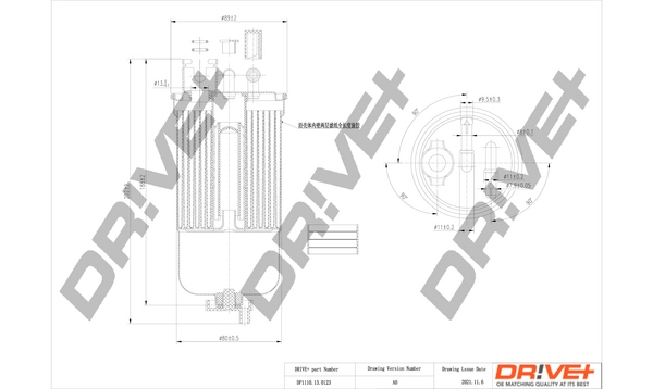 Fuel Filter DP1110.13.0123