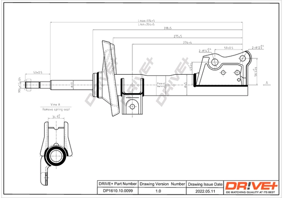 Shock Absorber DP1610.10.0099