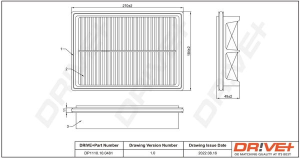 Air Filter DP1110.10.0481