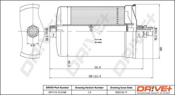 Fuel Filter DP1110.13.0186
