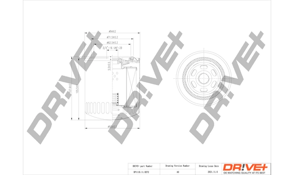 Oil Filter DP1110.11.0272