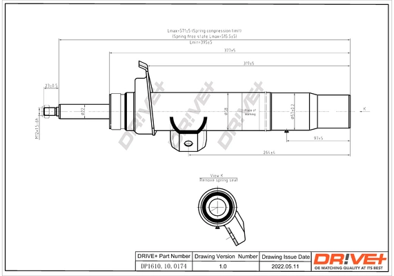 Shock Absorber DP1610.10.0174