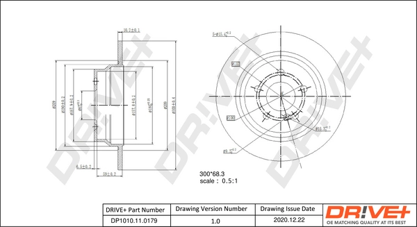 Brake Disc DP1010.11.0179