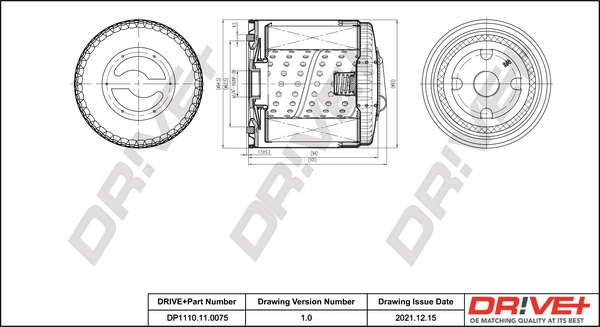 Oil Filter DP1110.11.0075