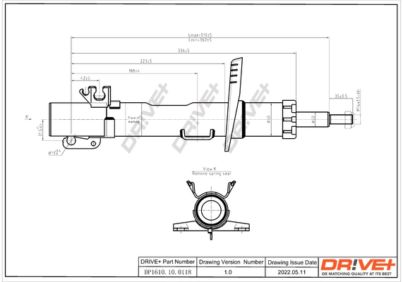 Shock Absorber DP1610.10.0118