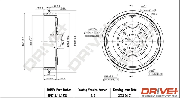 Brake Drum DP1010.11.1708