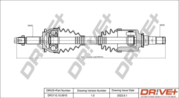 Drive Shaft DP2110.10.0910