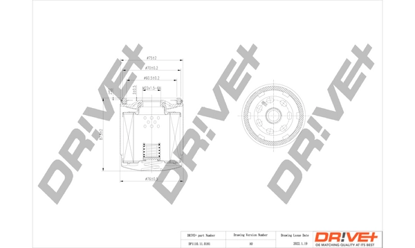 Oil Filter DP1110.11.0181