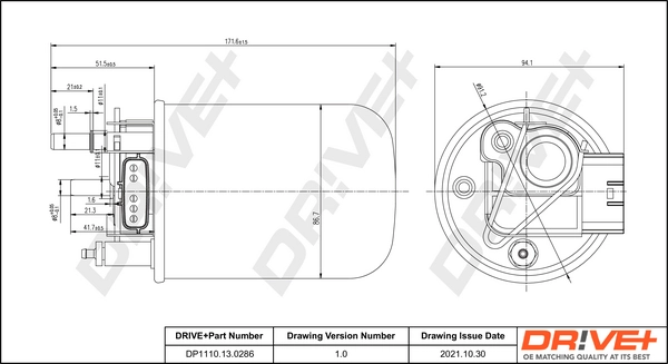 Fuel Filter DP1110.13.0286