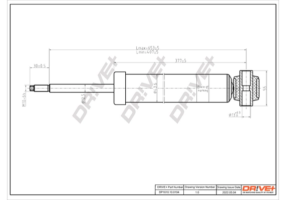 Shock Absorber DP1610.10.0194