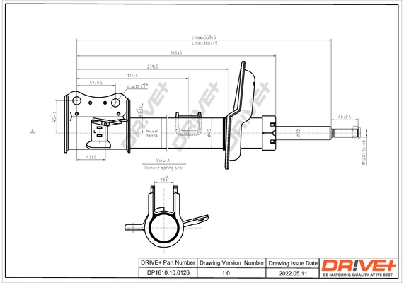 Shock Absorber DP1610.10.0126