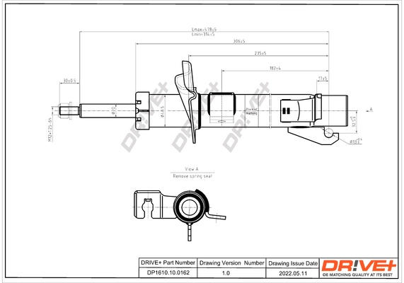 Shock Absorber DP1610.10.0162