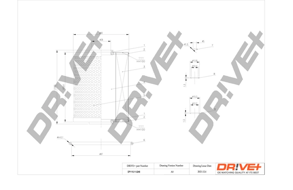 Oil Filter DP1110.11.0248