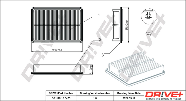 Air Filter DP1110.10.0475
