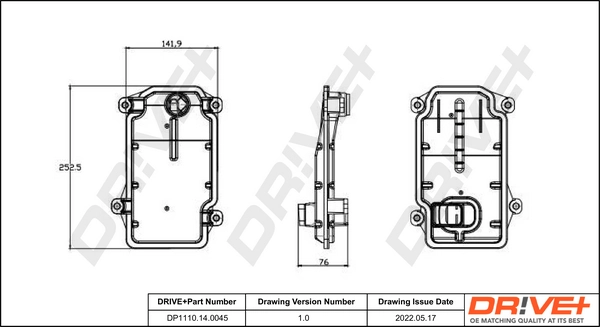 Hydraulic Filter Kit, automatic transmission DP1110.14.0045