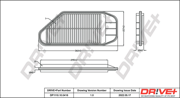 Air Filter DP1110.10.0416