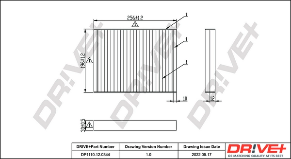 Filter, cabin air DP1110.12.0344
