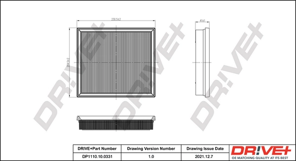 Air Filter DP1110.10.0331