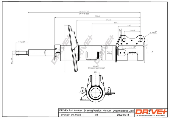 Shock Absorber DP1610.10.0102