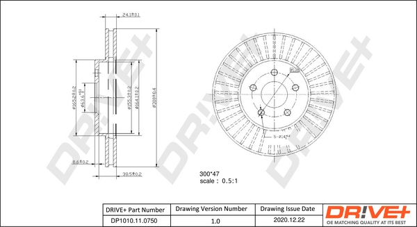 Brake Disc DP1010.11.0750