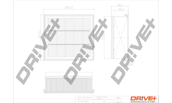 Air Filter DP1110.10.0323