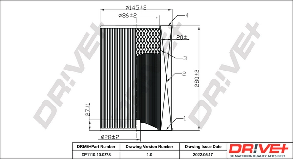 Air Filter DP1110.10.0278