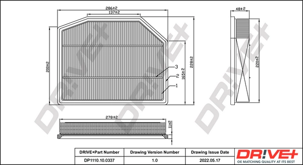 Air Filter DP1110.10.0337